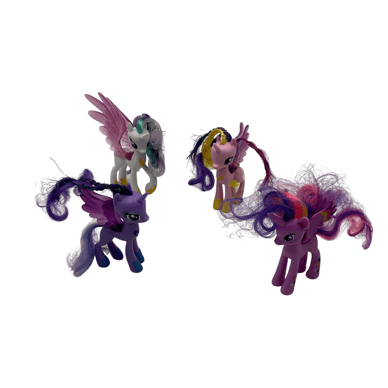 Lot de 4 figurines Mon Petit Poney - KIDIBAM