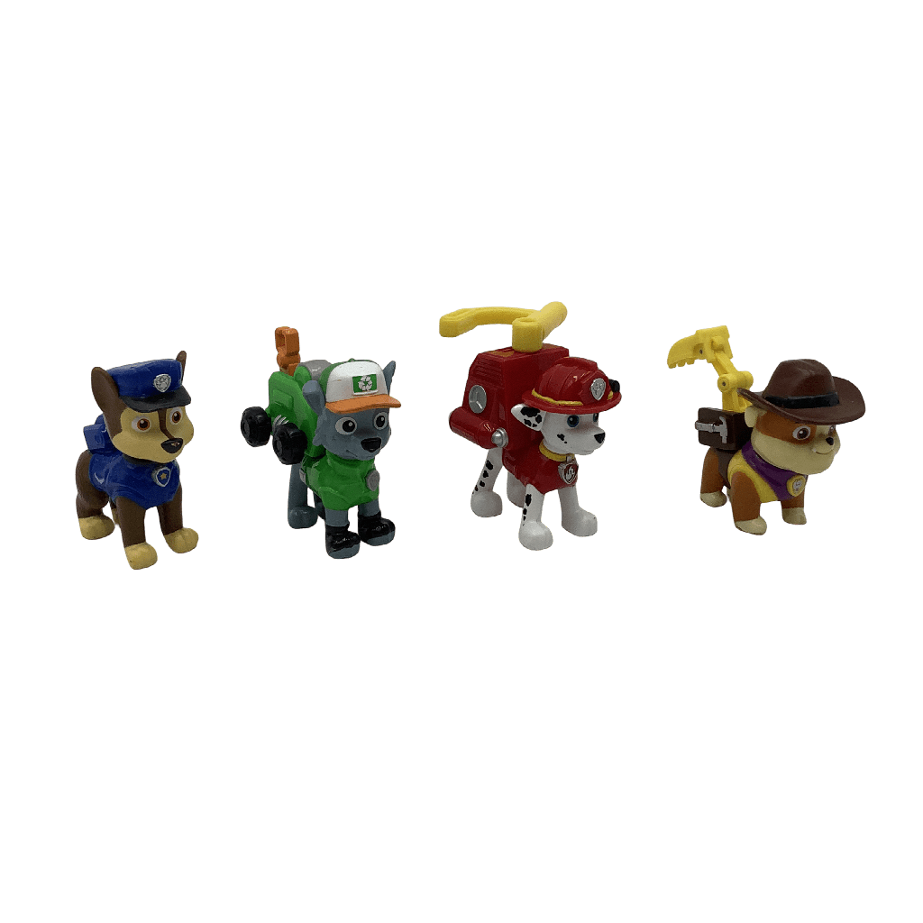 Lot de 4 figurines Pat'Patrouille 5cm - KIDIBAM