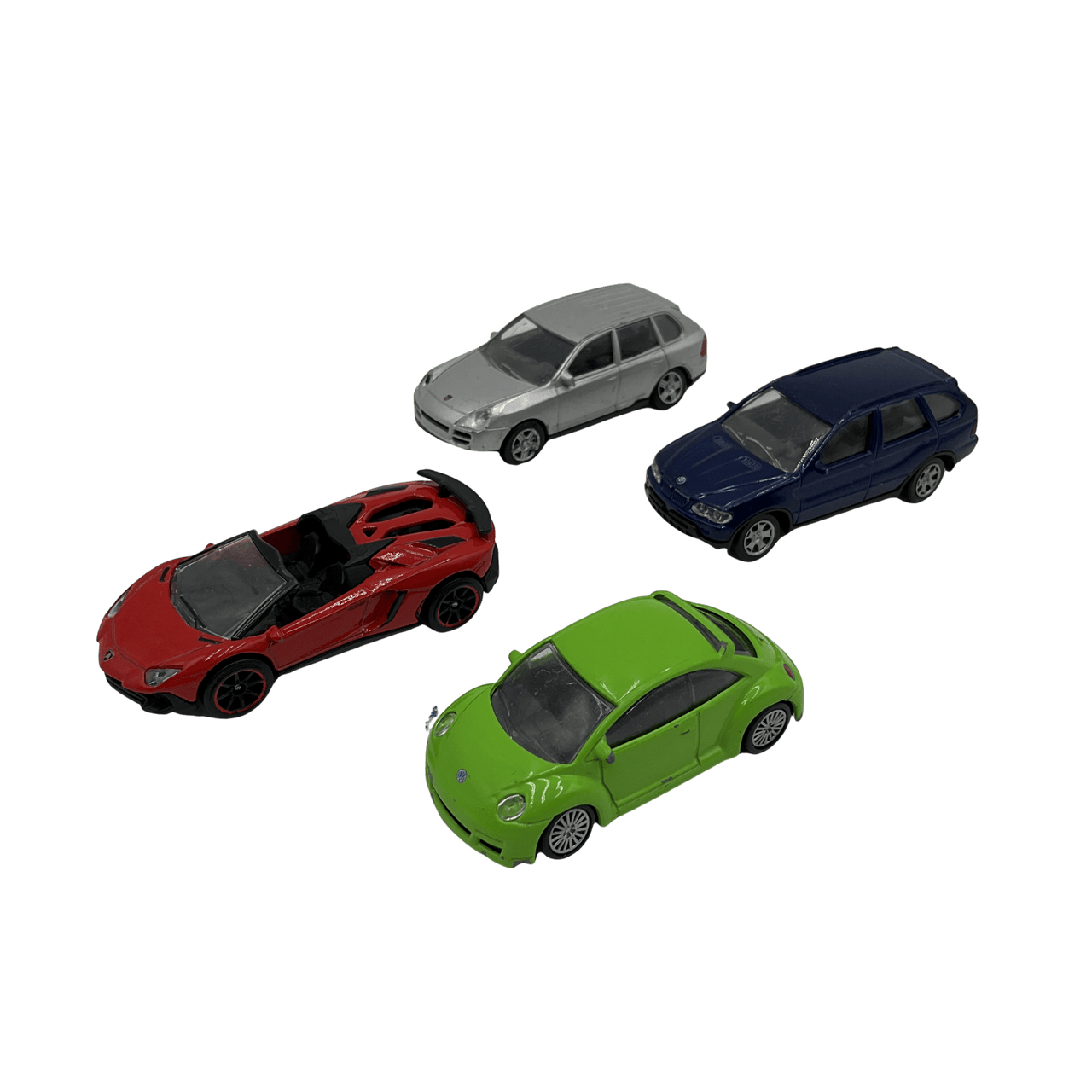 Lot de 4 petites voitures au 1/64ième - KIDIBAM