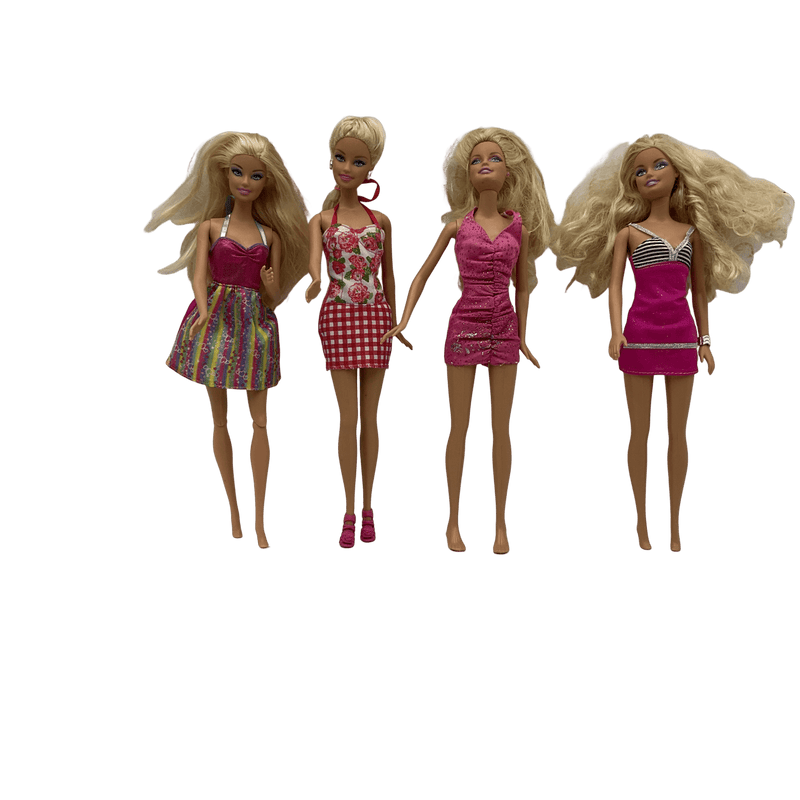 Lot de 4 poupées Barbie 30 cm - KIDIBAM