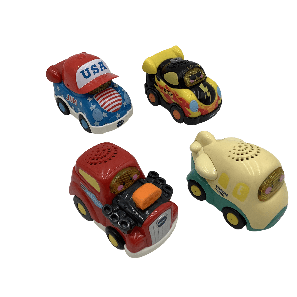 Lot de 4 Tut Tut Bolides - KIDIBAM