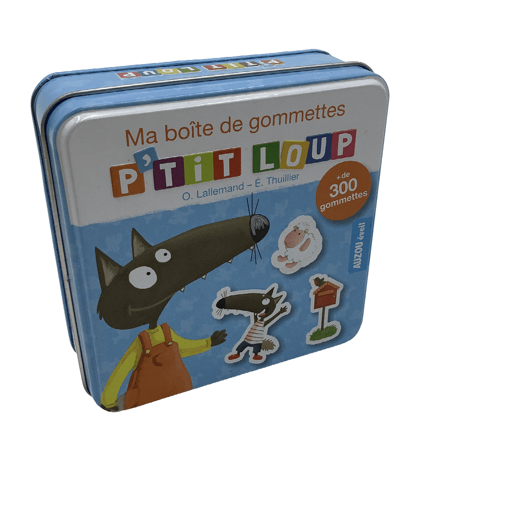 Ma boîte de gommettes P'tit Loup - KIDIBAM