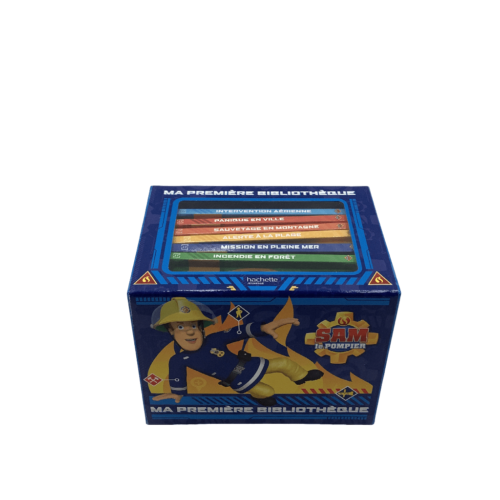 Ma première bibliothèque - Coffret de 6 livres Sam le Pompier - KIDIBAM