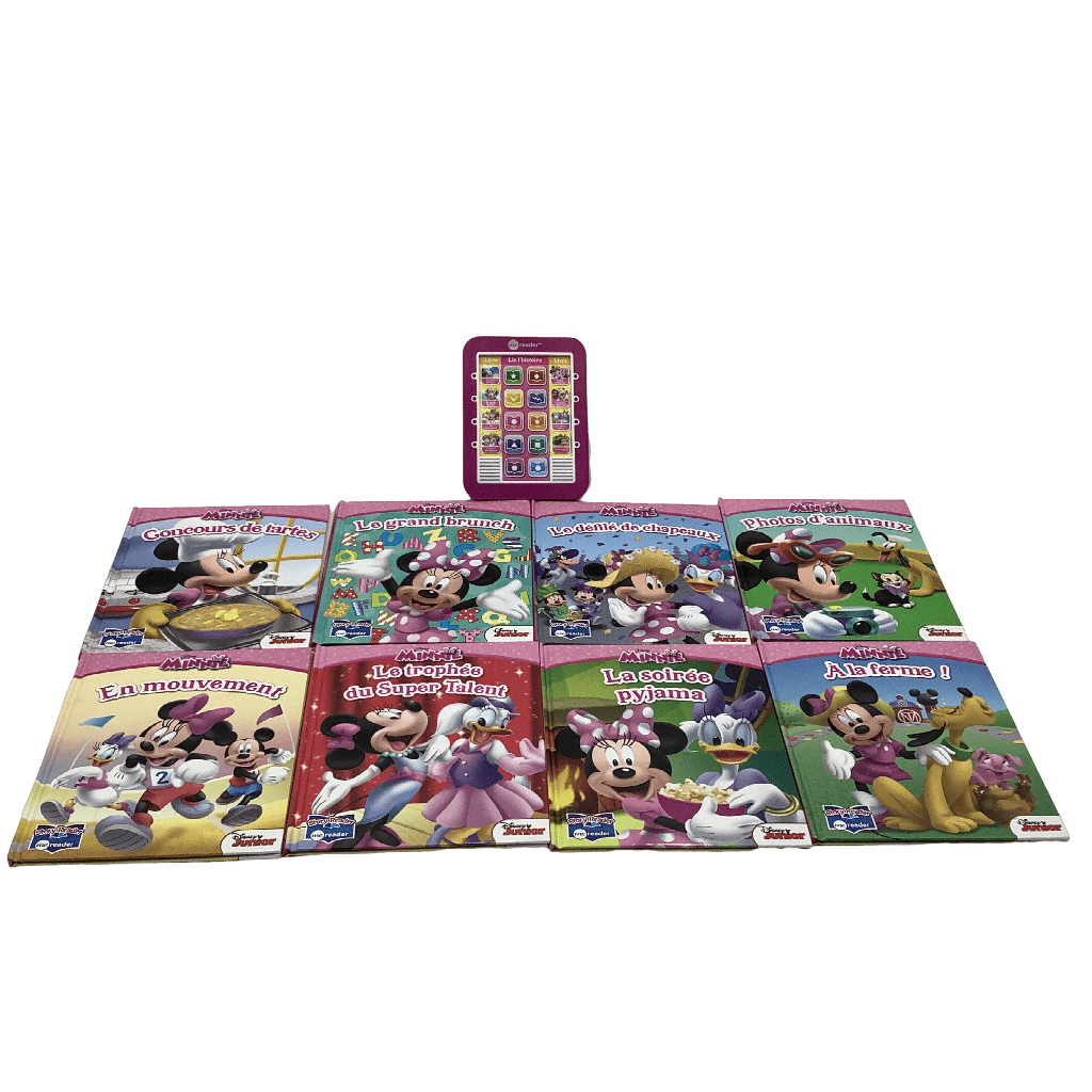 Ma tablette de lecture avec 8 livres Minnie Disney - KIDIBAM