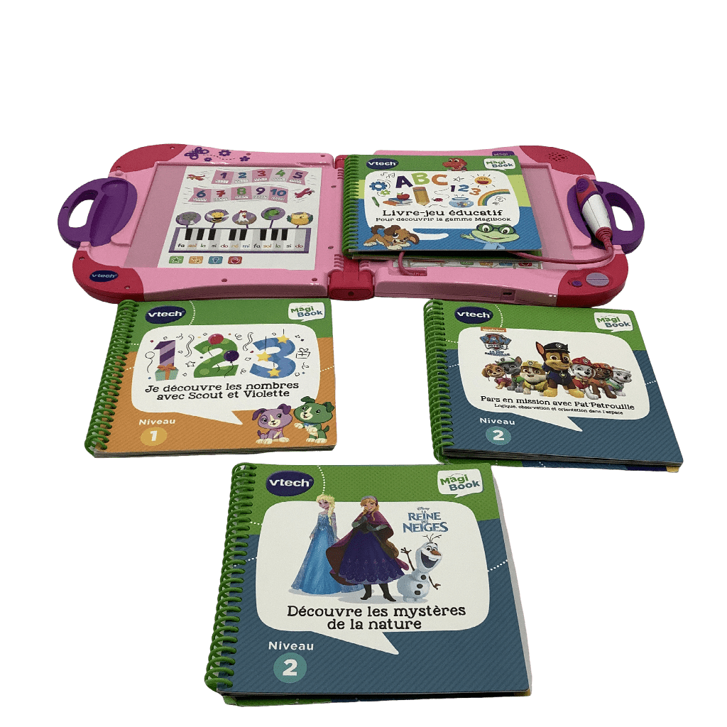 Magibook et set de 4 livres interactifs - KIDIBAM