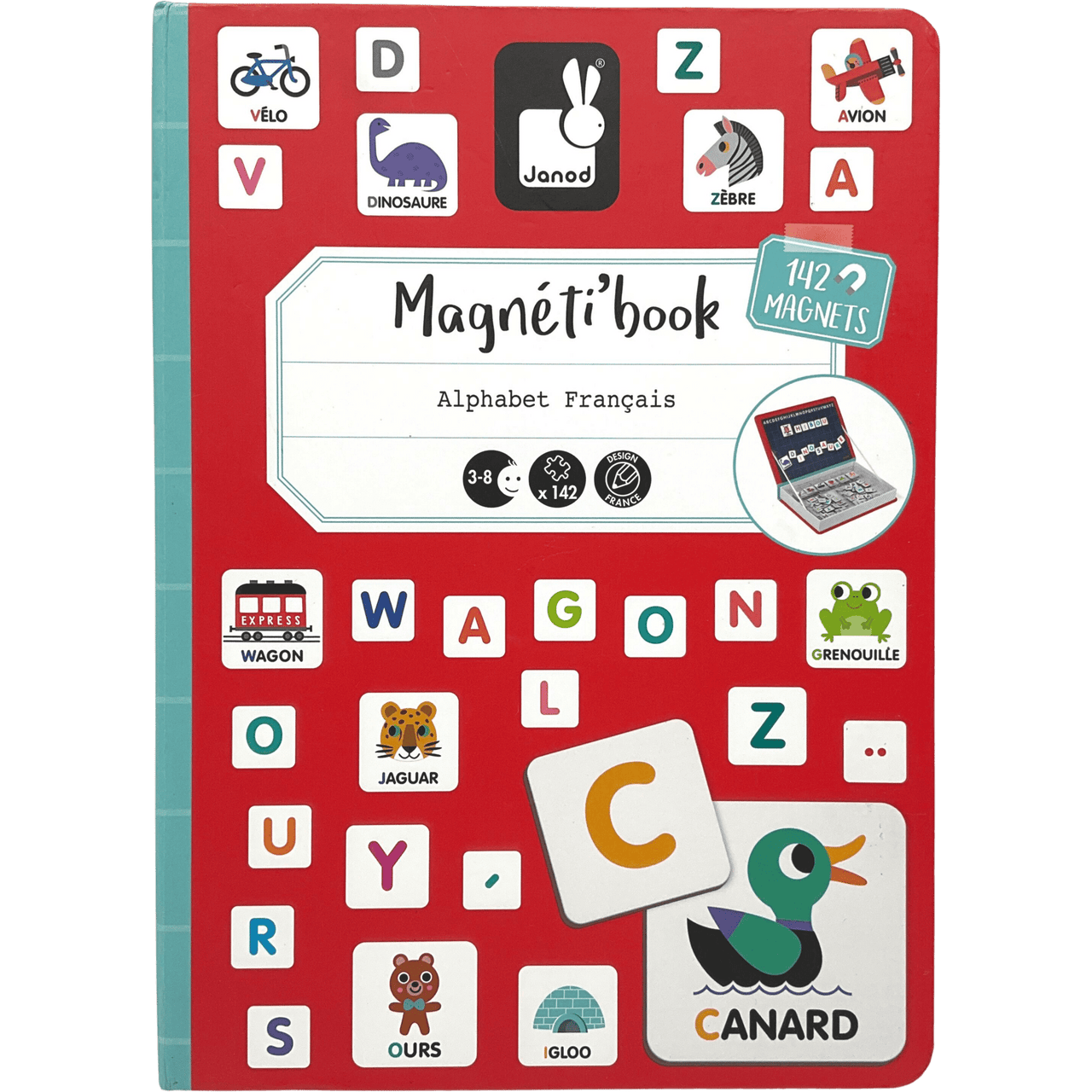 Magnéti'Book - Alphabet français - KIDIBAM