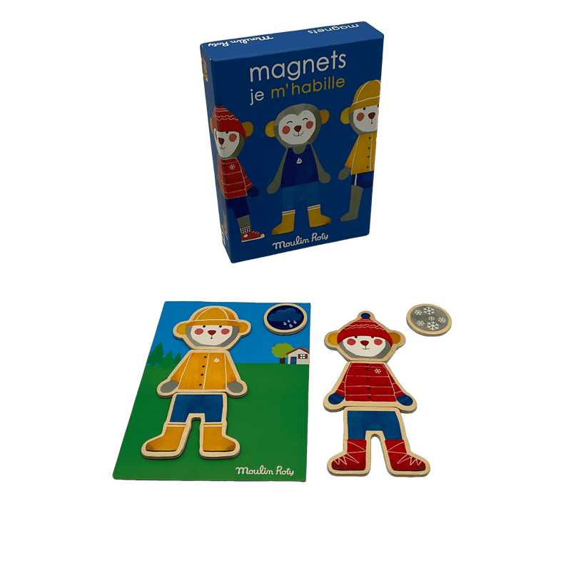 Magnets Je m'habille - KIDIBAM