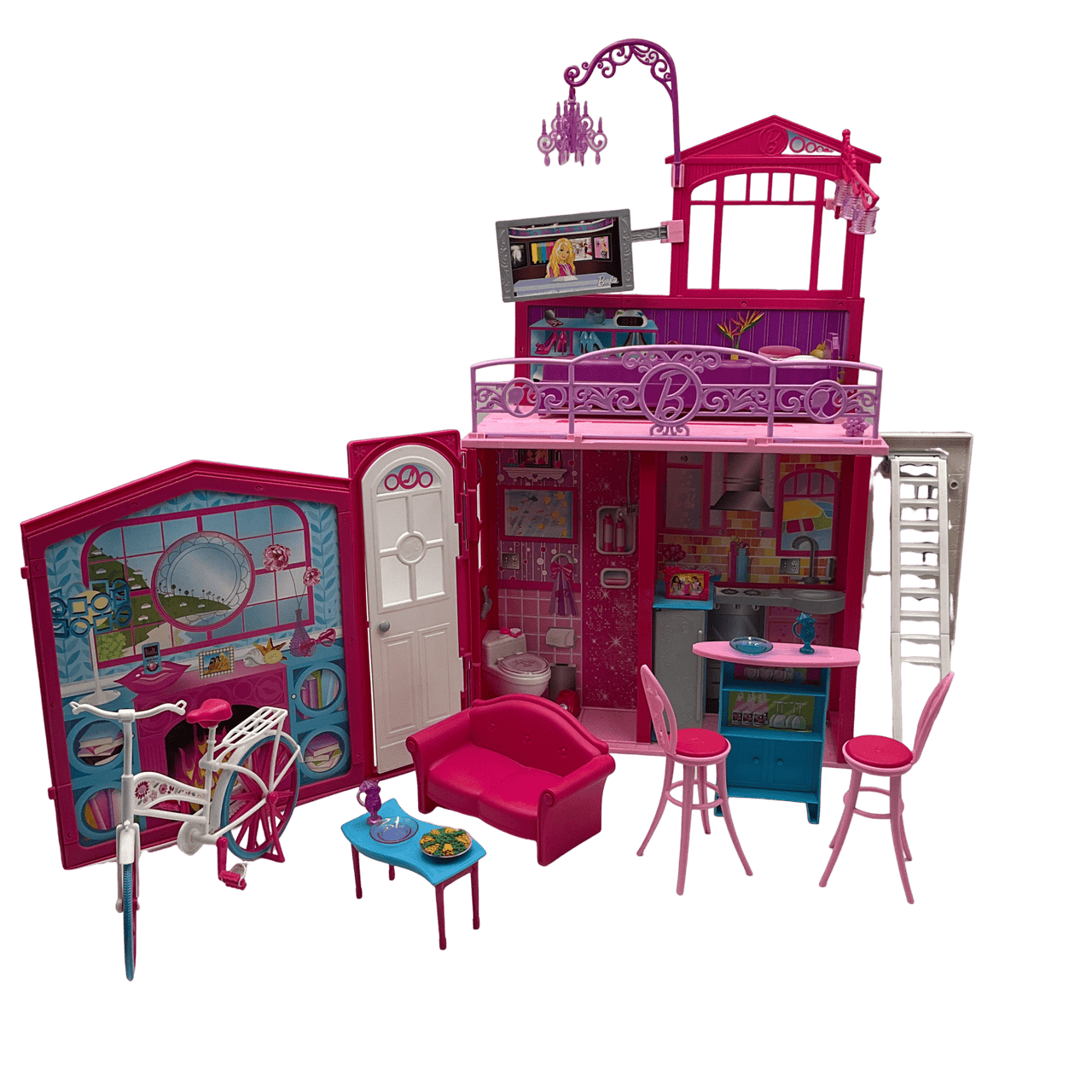 Maison de poupées Barbie maison glamour - KIDIBAM