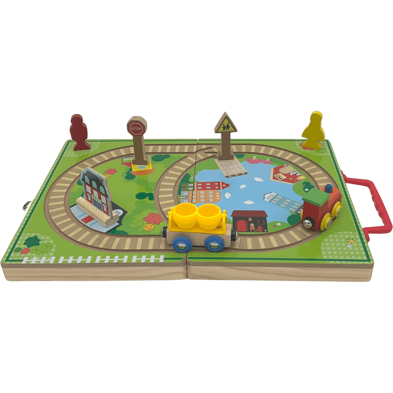 Mallette Circuit de Train en Bois - KIDIBAM