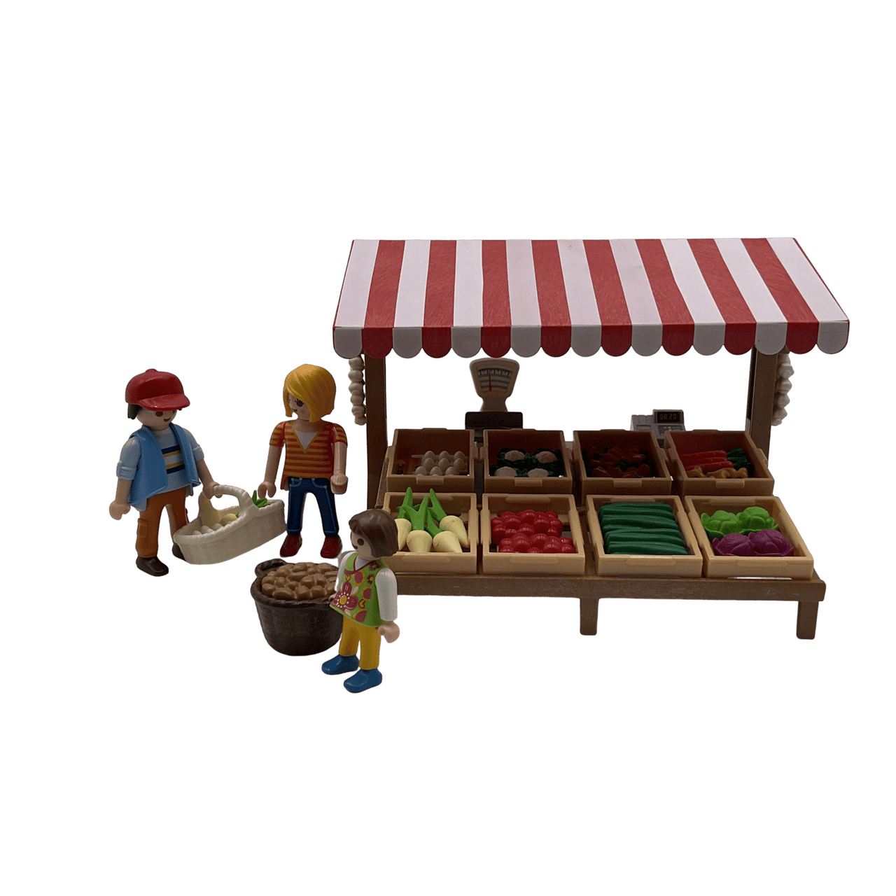 Marchand avec stand légumes - 6121 - KIDIBAM