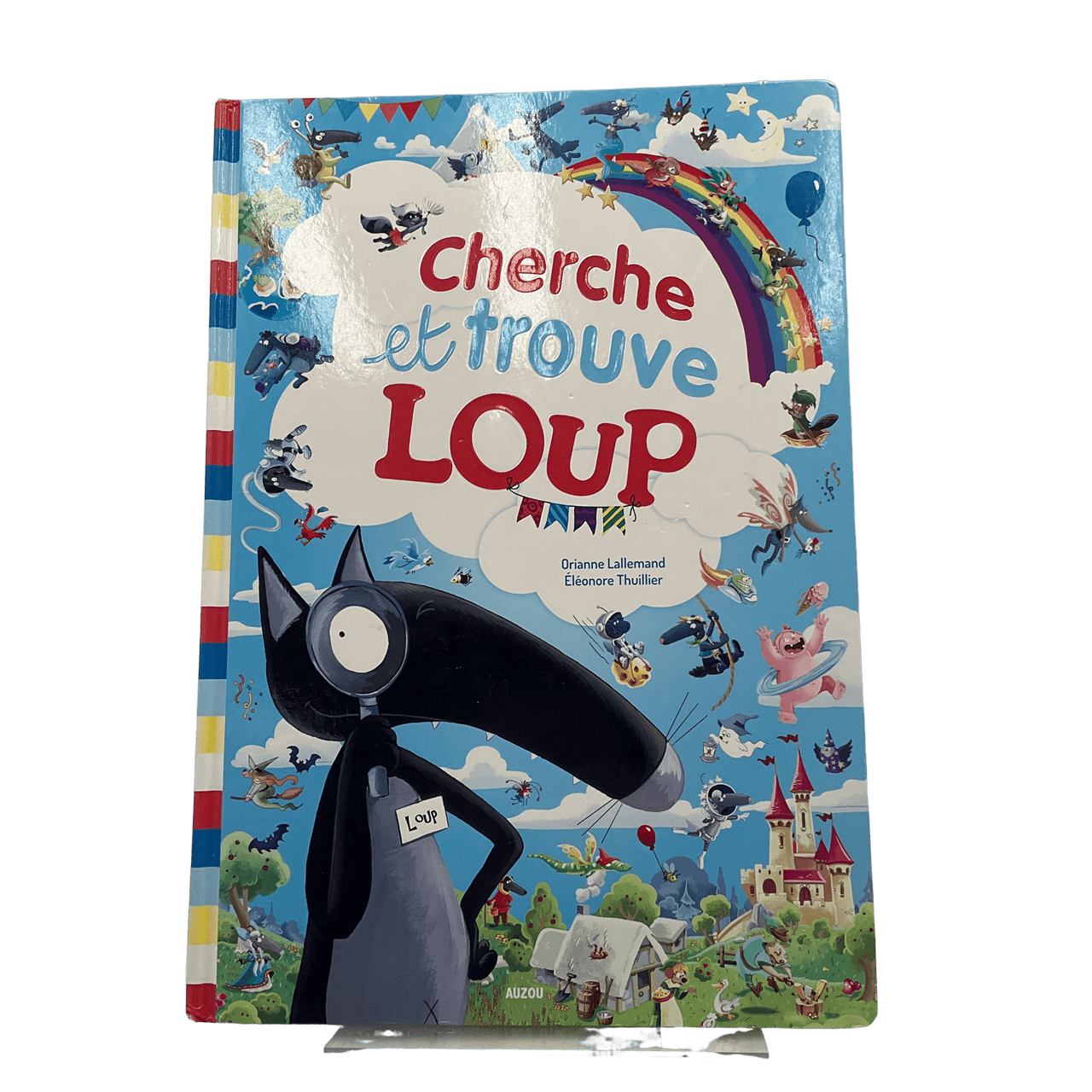 Maxi livre 47 cm Cherche et trouve Loup - KIDIBAM