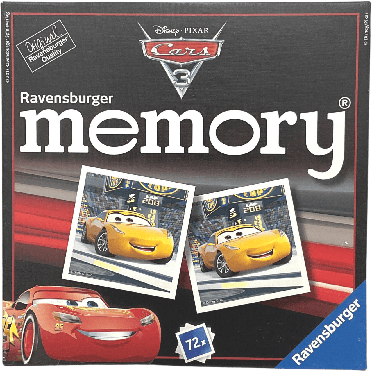 Memory 72 pièces Disney Cars 3 - KIDIBAM
