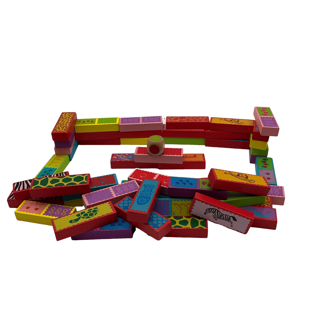 Memory Dominos en bois 52 pièces - KIDIBAM