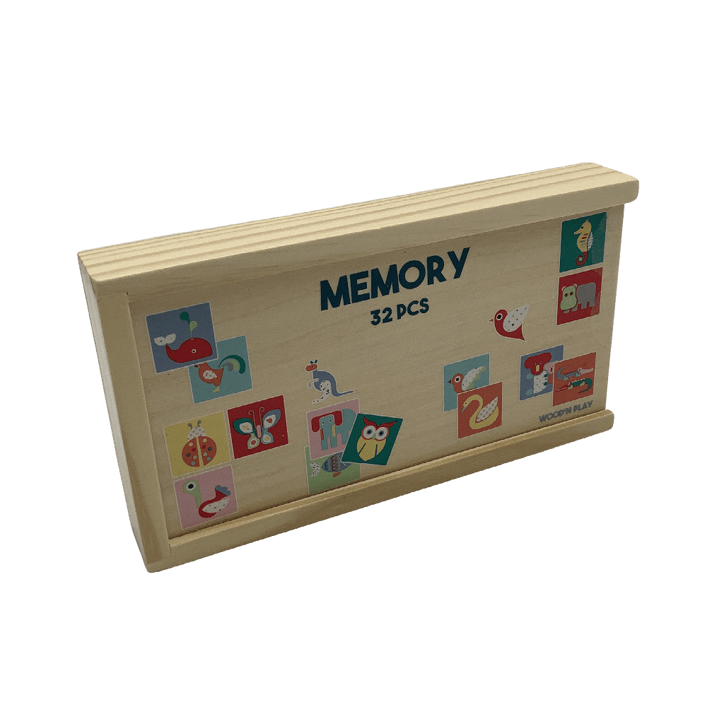Memory les animaux en bois - KIDIBAM
