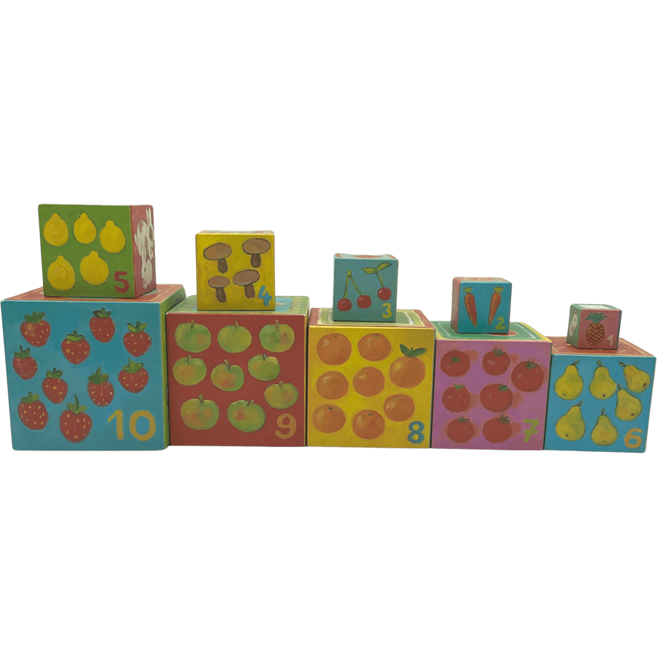 Mes Amis - Pyramide Cubes à Empiler - KIDIBAM