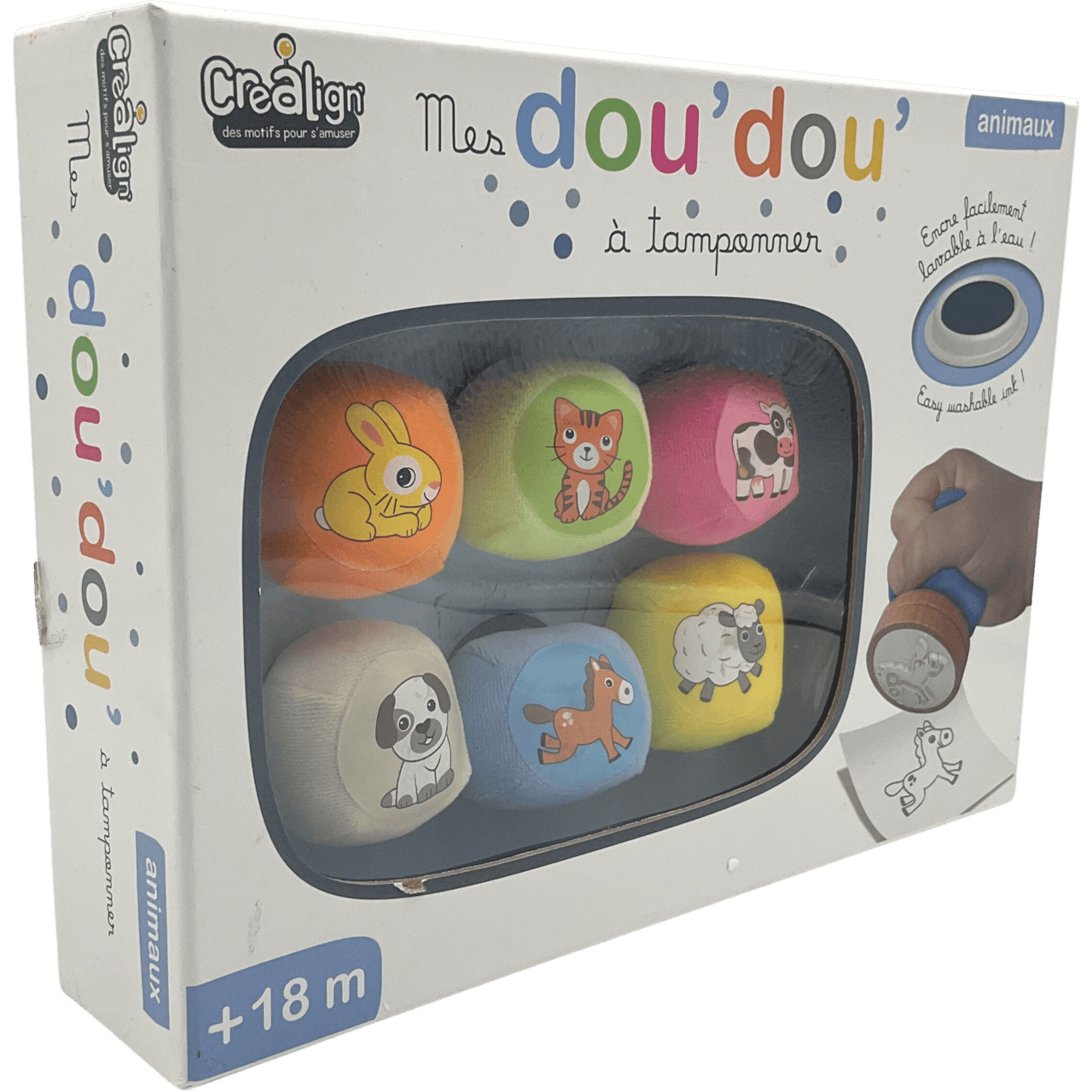 Mes dou'dou à tamponner Animaux - KIDIBAM