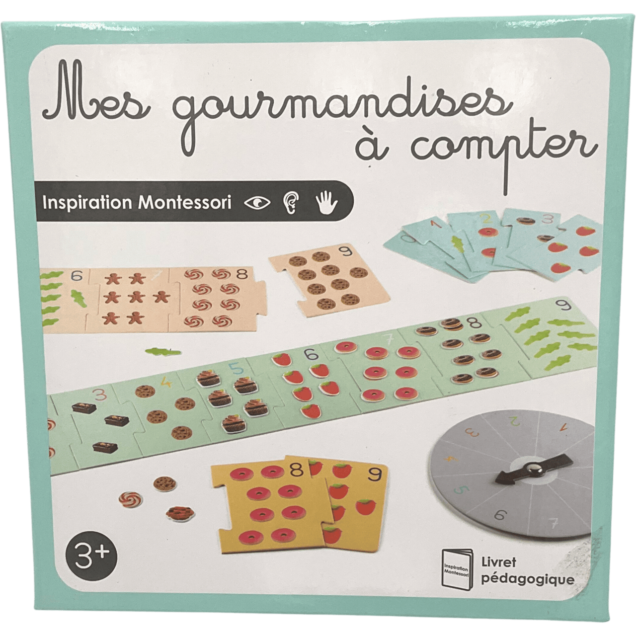 Mes gourmandises à compter Inspiration Montessori - KIDIBAM