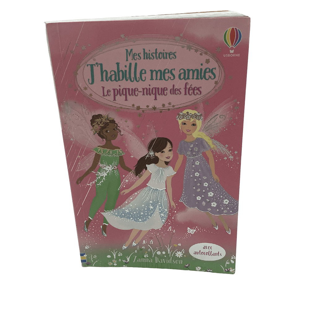 Mes histoires J'habille mes amies - Le pique - nique des fées - KIDIBAM