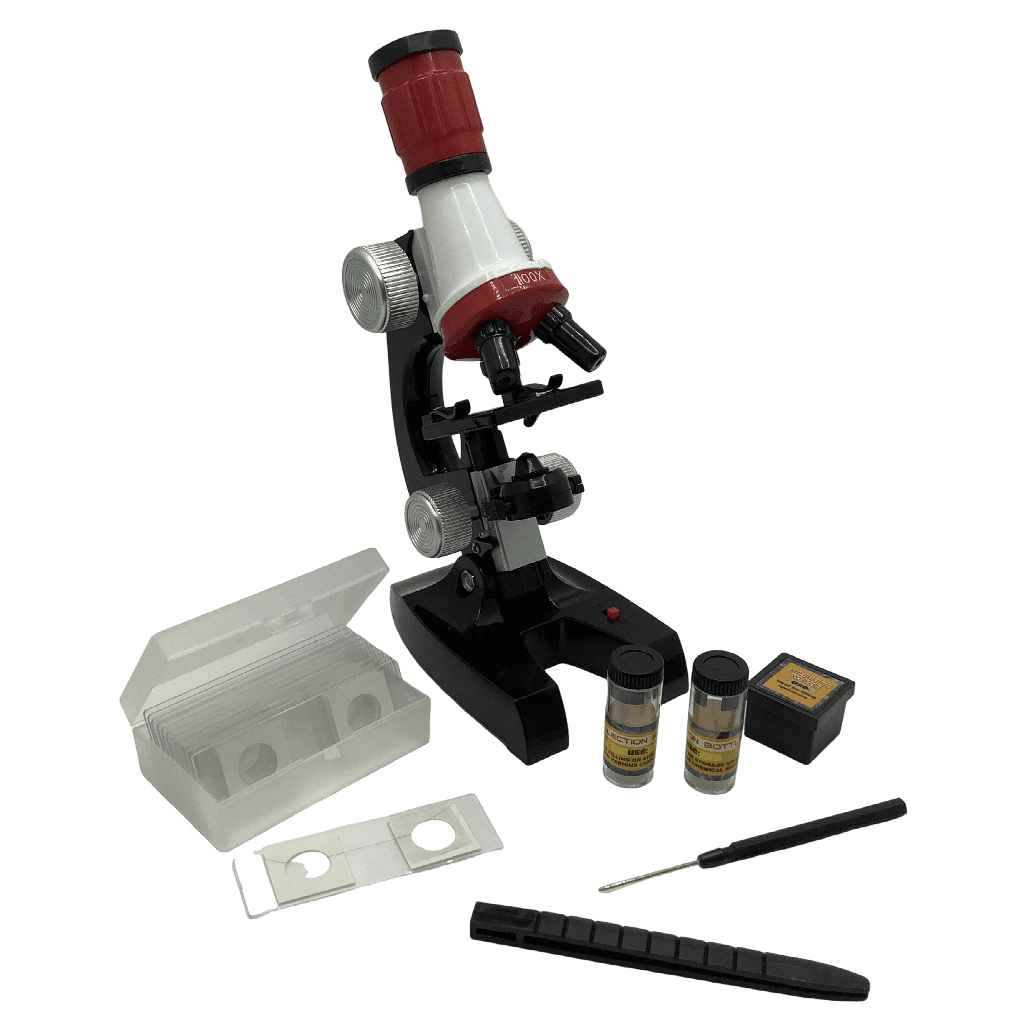 Microscope biologique 20cm et ses accessoires - KIDIBAM