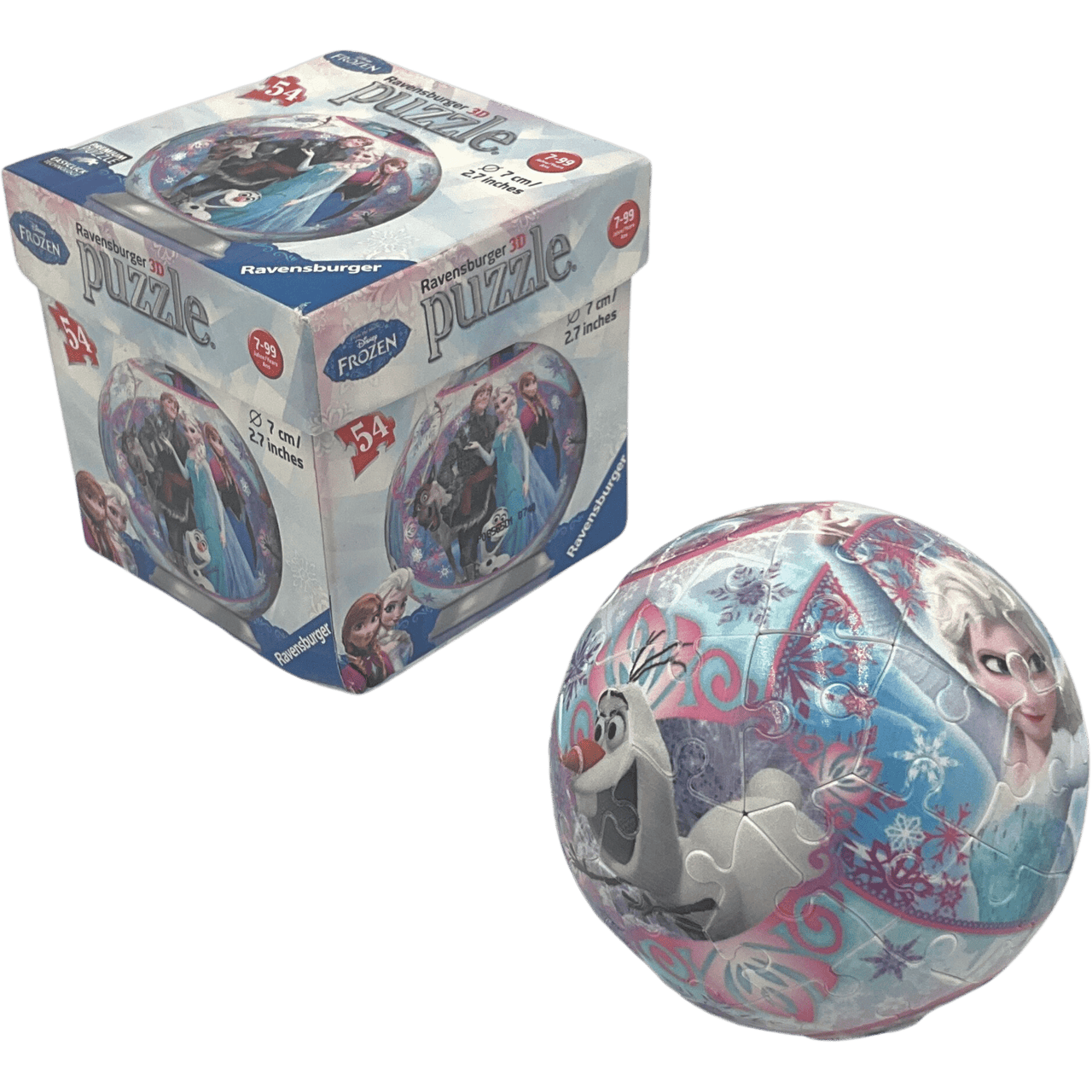 Mini puzzle 3D 54 pièces La Reine des Neiges - KIDIBAM