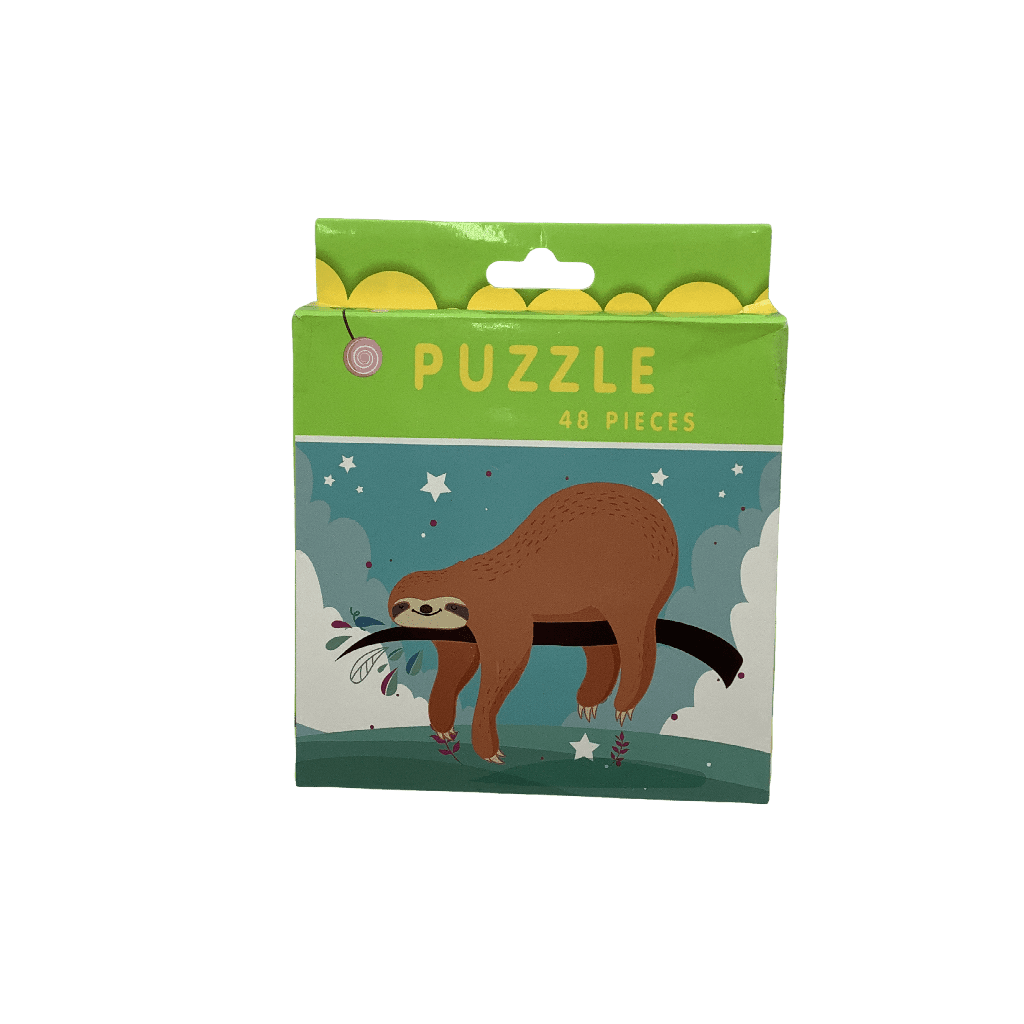 Mini puzzle 48 pièces le paresseux - KIDIBAM