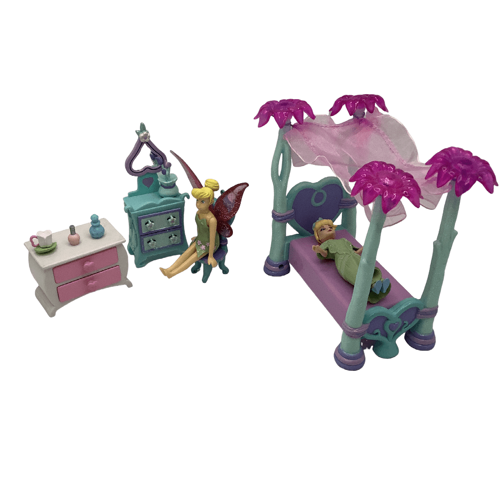 Mobilier féerique et 2 figurines Polly Pocket Disney - KIDIBAM