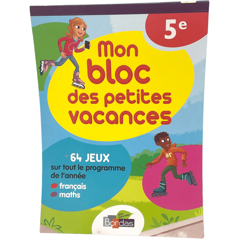 Mon bloc des petites vacances 5ème - KIDIBAM