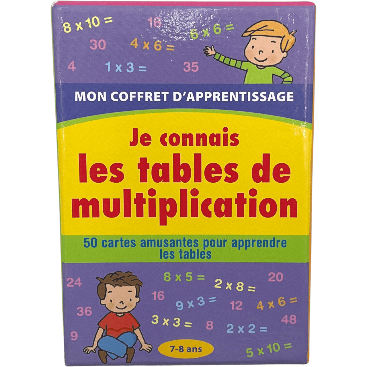 Mon coffret d'apprentissage tables de multiplication - KIDIBAM