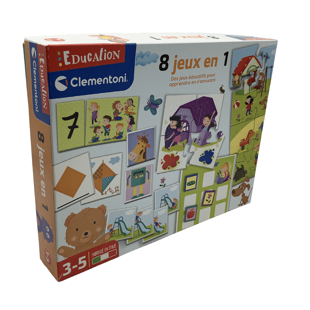 Mon Coffret de 8 jeux en 1 - KIDIBAM