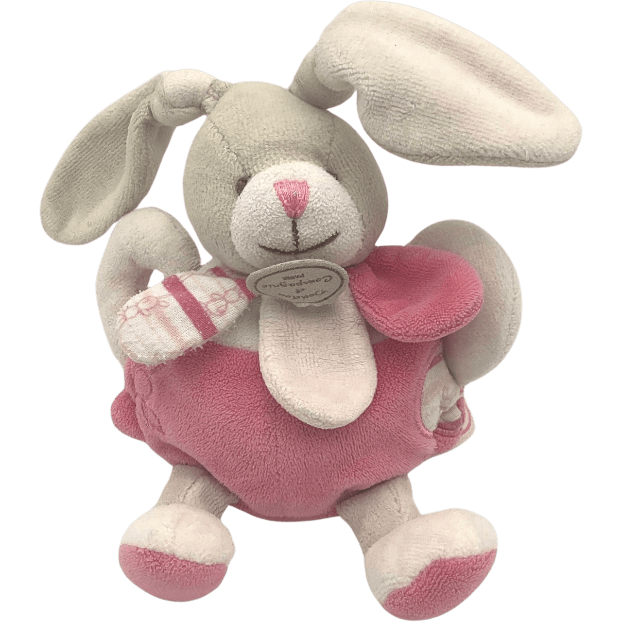 Mon Doudou Hochet à moi Lapin Célestine 15cm - KIDIBAM