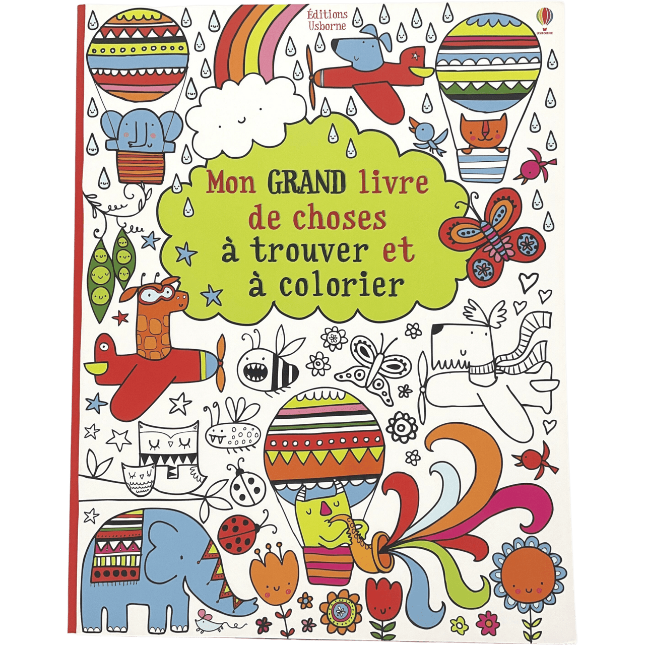 Mon Grand Livre de Choses à trouver et à colorier - KIDIBAM