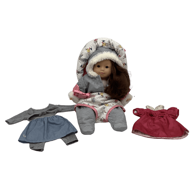 Mon grand poupon avec porte - bébé et 2 tenues 36cm - KIDIBAM