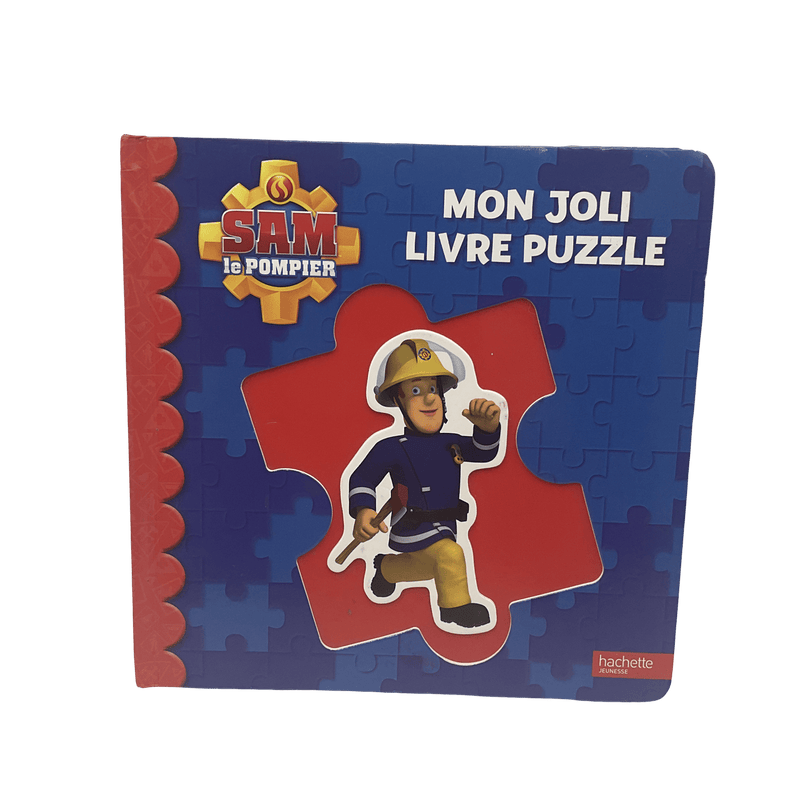 Mon joli livre puzzle Sam le pompier - KIDIBAM