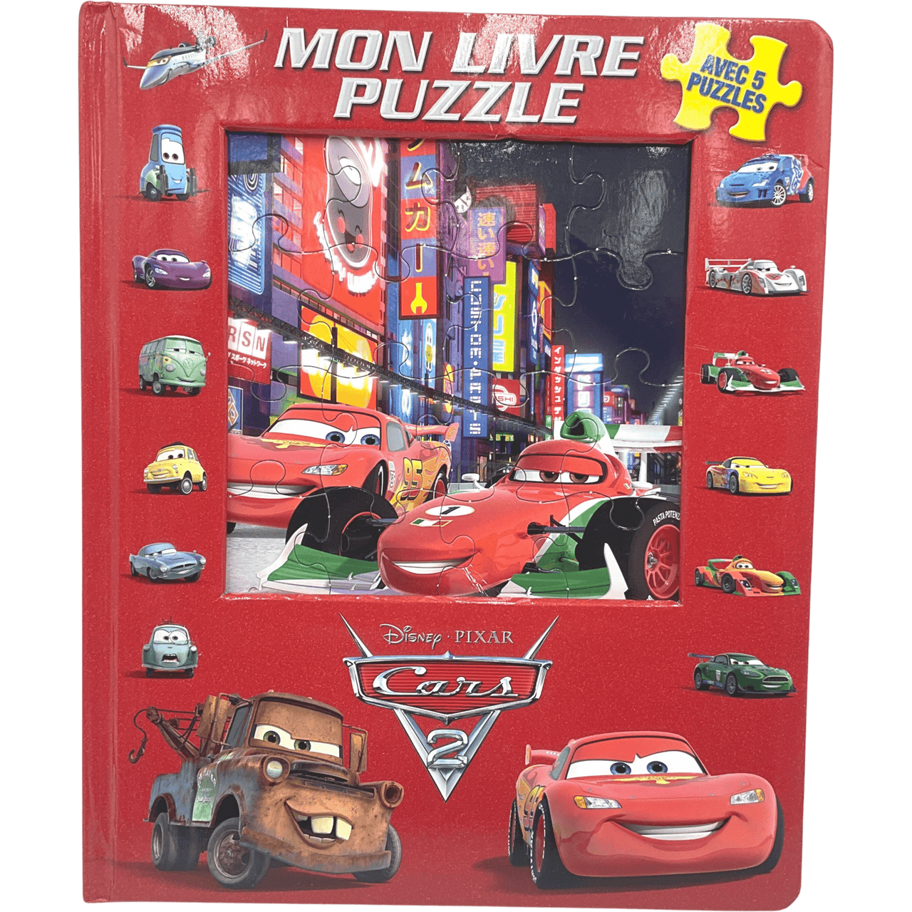 Mon Livre Puzzle Disney Cars - KIDIBAM