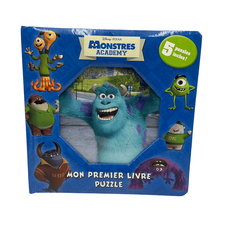 Mon livre puzzle Monstres Academy Disney Pixar - KIDIBAM