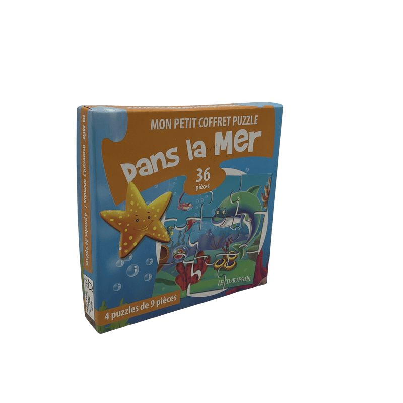 Mon petit coffret puzzle - Dans la mer 36 Pièces - KIDIBAM