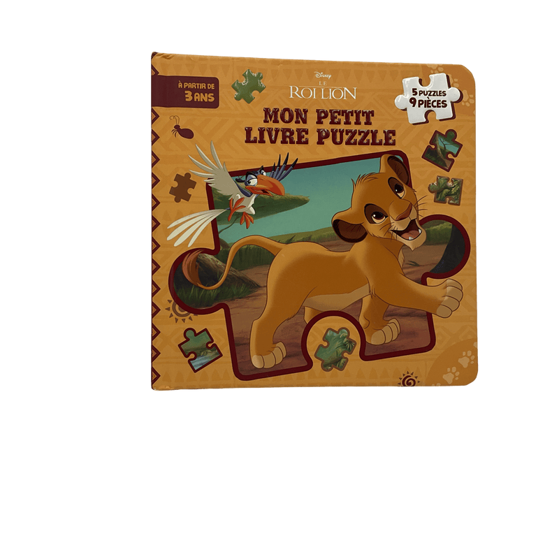 Mon petit livre puzzle Le Roi Lion 5X9 pièces - KIDIBAM