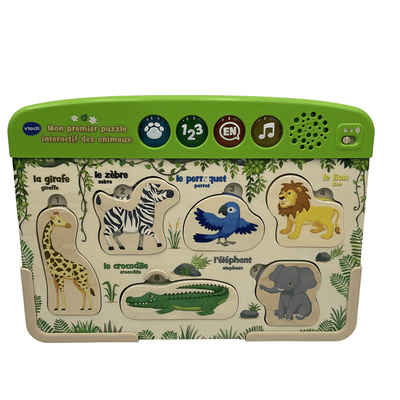 Mon premier puzzle interactif des animaux - KIDIBAM