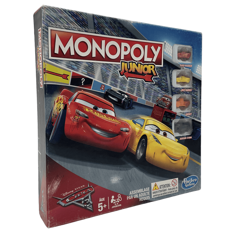 Monopoly junior Cars Disney Pixar - KIDIBAM