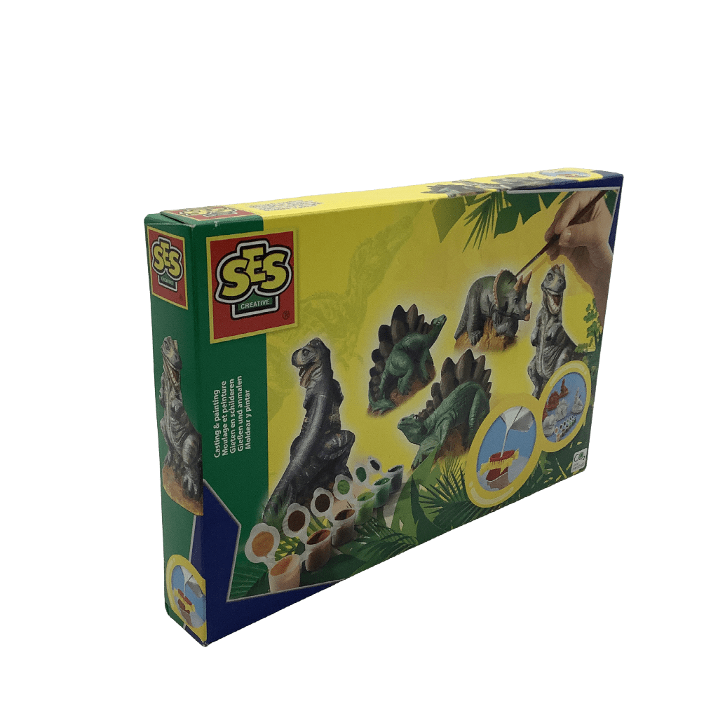 Moulage et peinture - Les Dinosaures - KIDIBAM