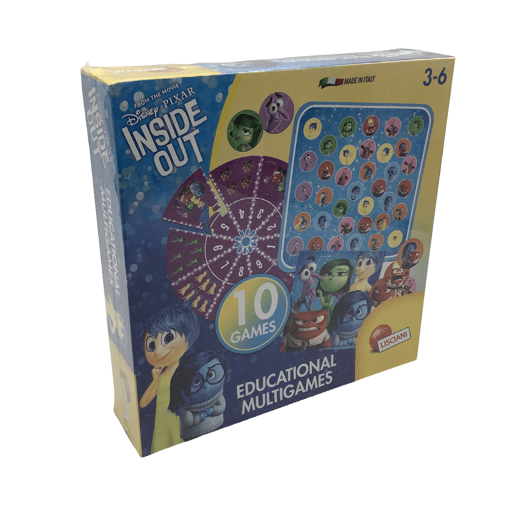 Multijeux éducatifs 10 jeux Inside Out Disney - KIDIBAM
