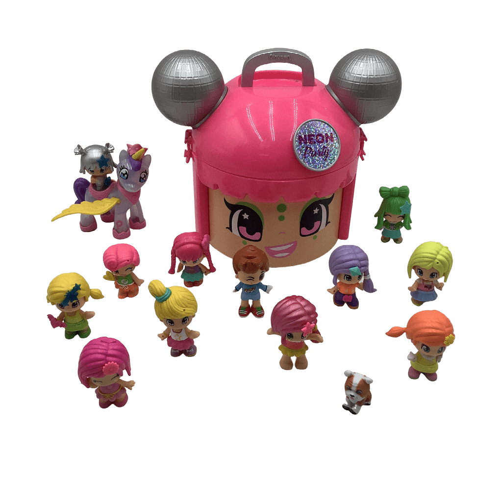 Néon Party avec Figurines et Accessoires Pinypon - KIDIBAM