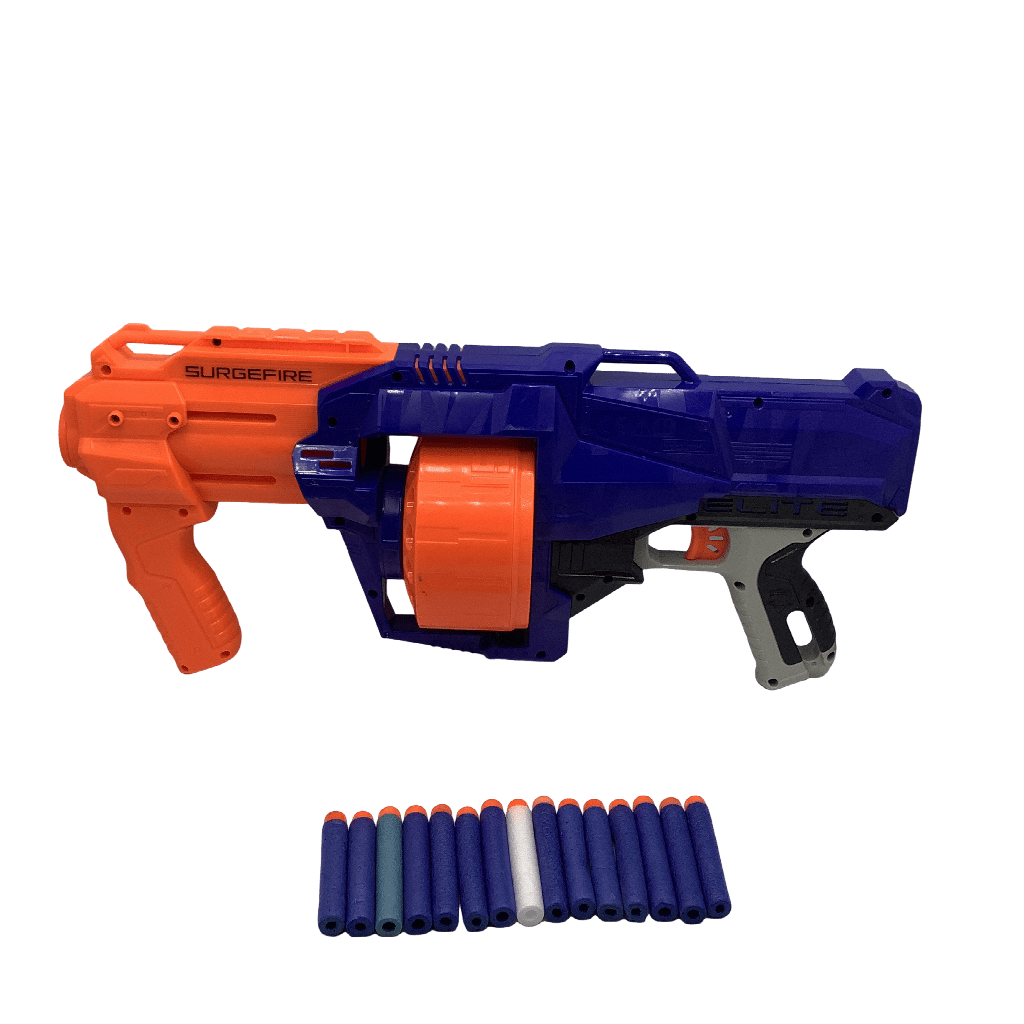 Nerf Surgefire et 15 Fléchettes - KIDIBAM