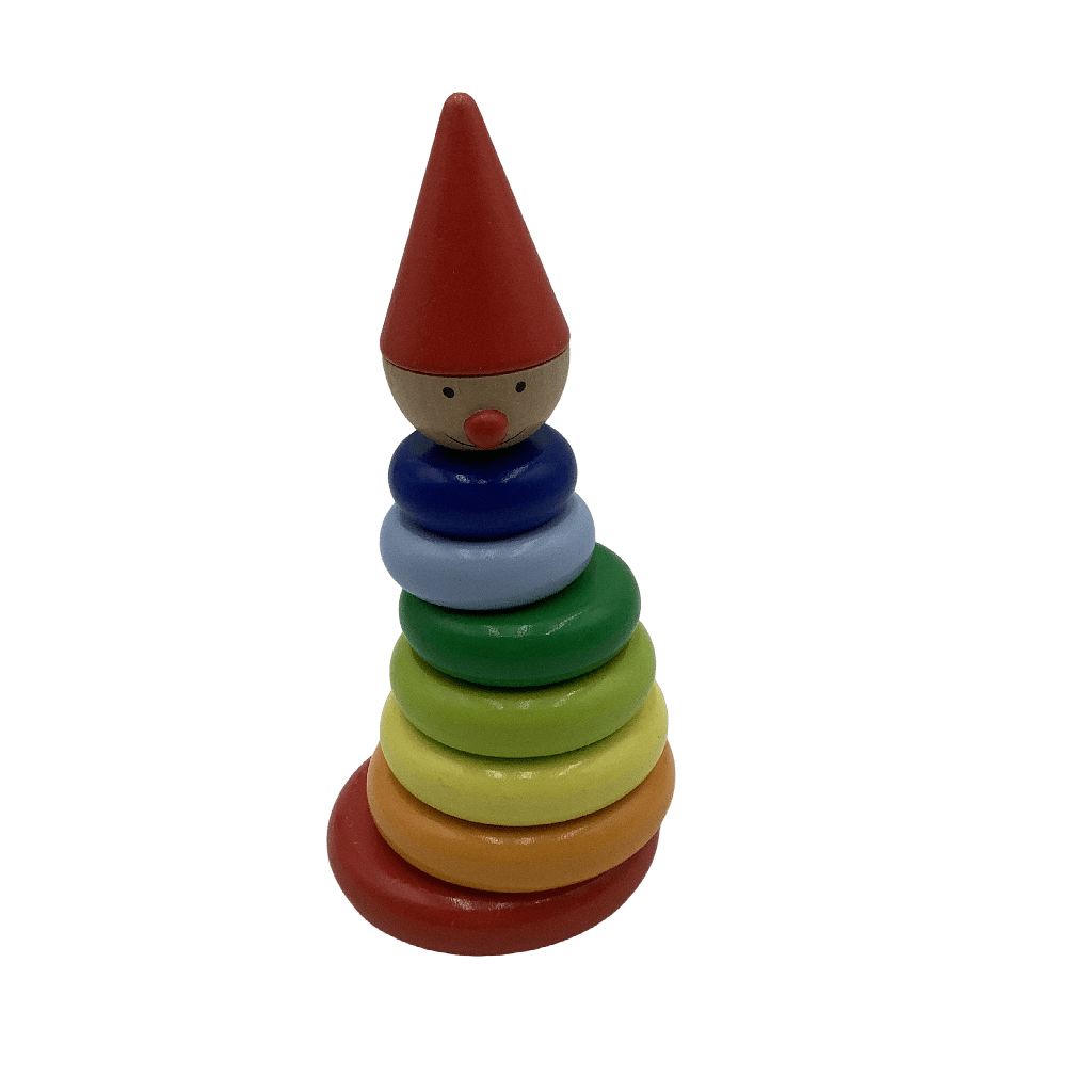 Nimo clown à empiler magnétique en bois - KIDIBAM