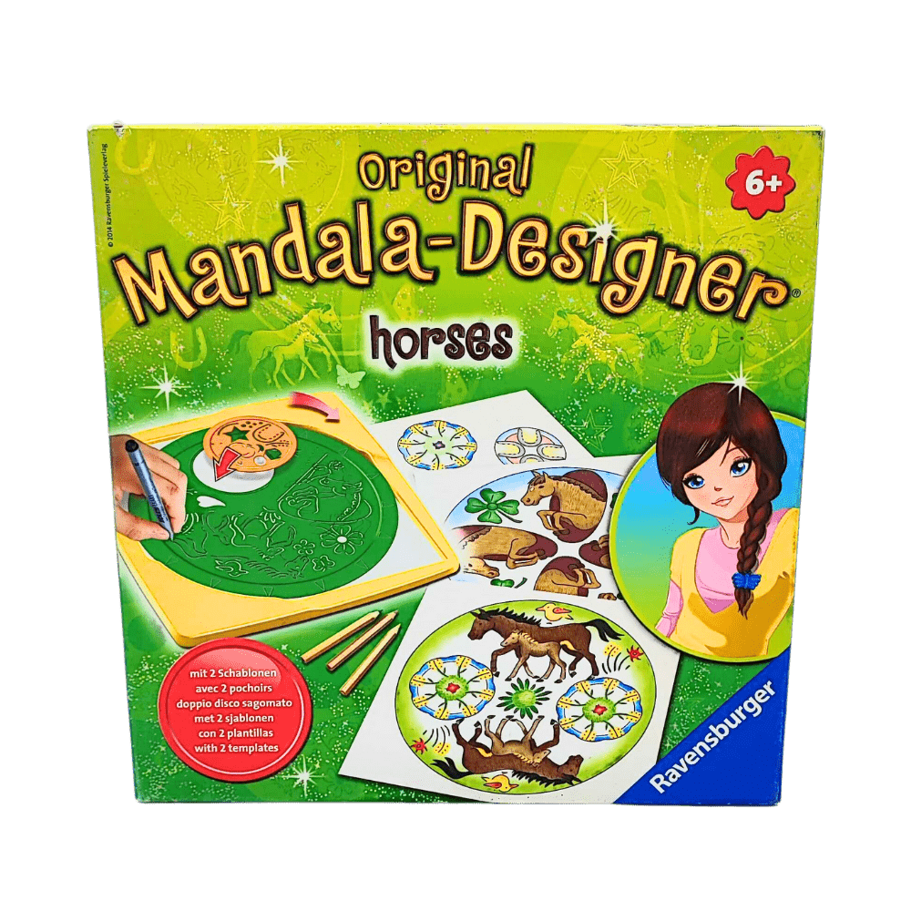 Original mandala-designer chevaux - KIDIBAM
