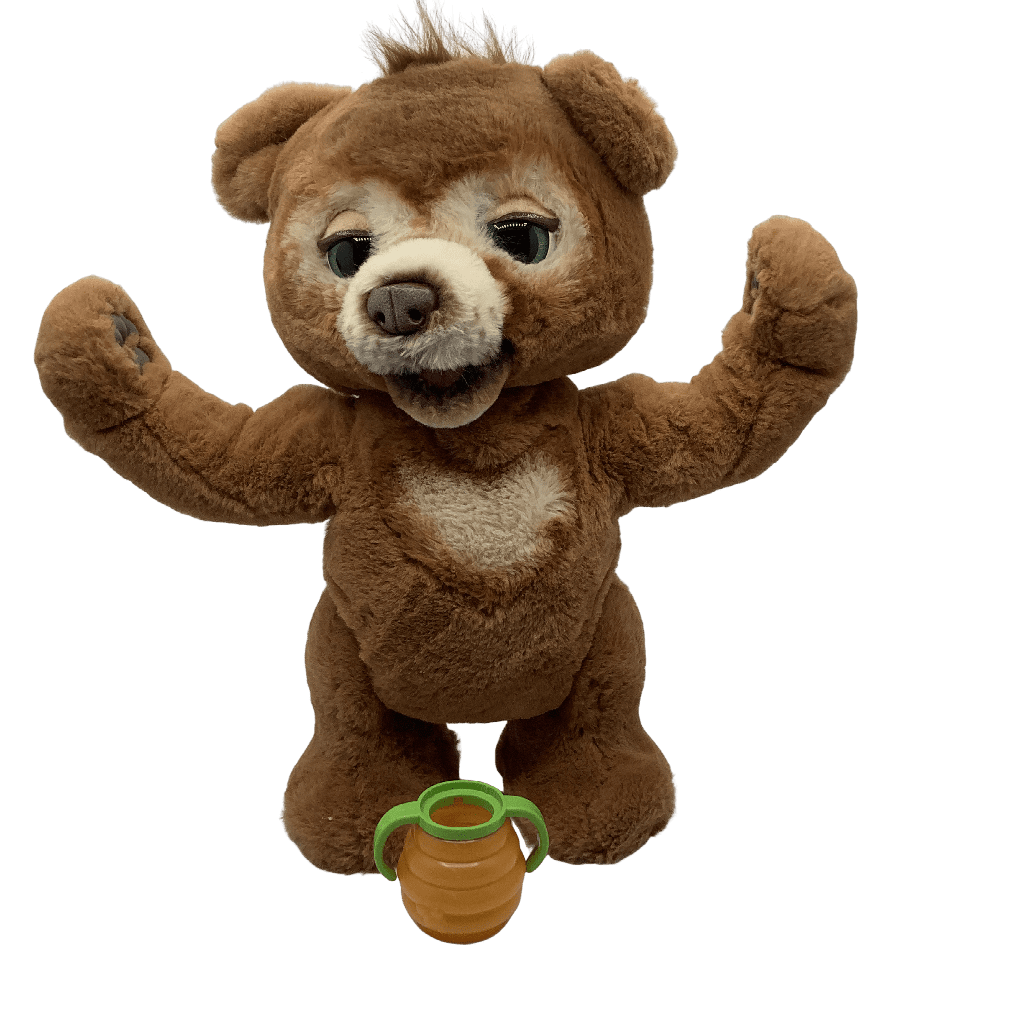 Ours en peluche avec pot de miel 40 cm - FurReal - KIDIBAM