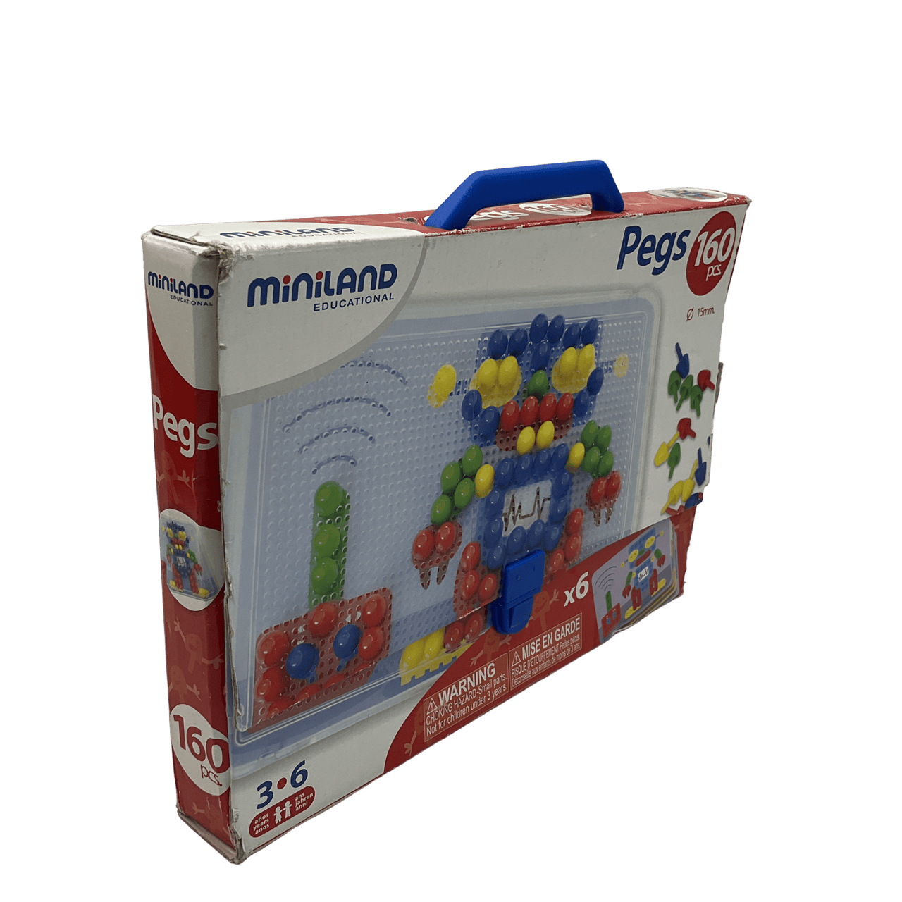 Pegs Le classique jeu de mosaïque 160 pièces - KIDIBAM