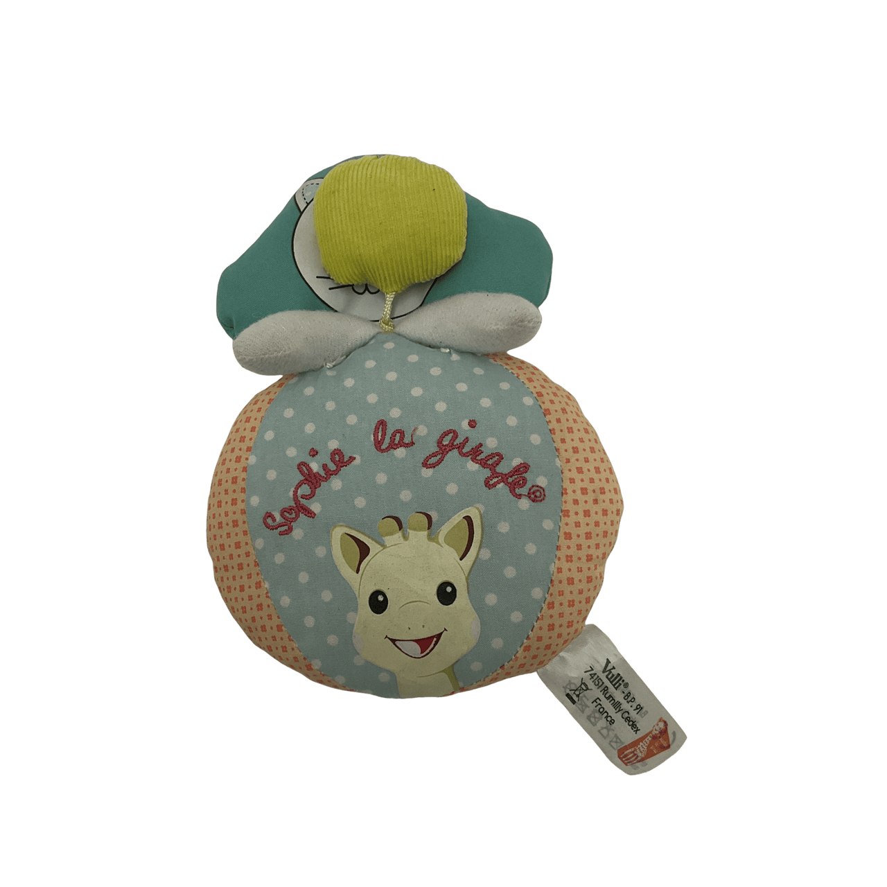 Peluche balle vibrante et sonore Sophie la girafe - KIDIBAM