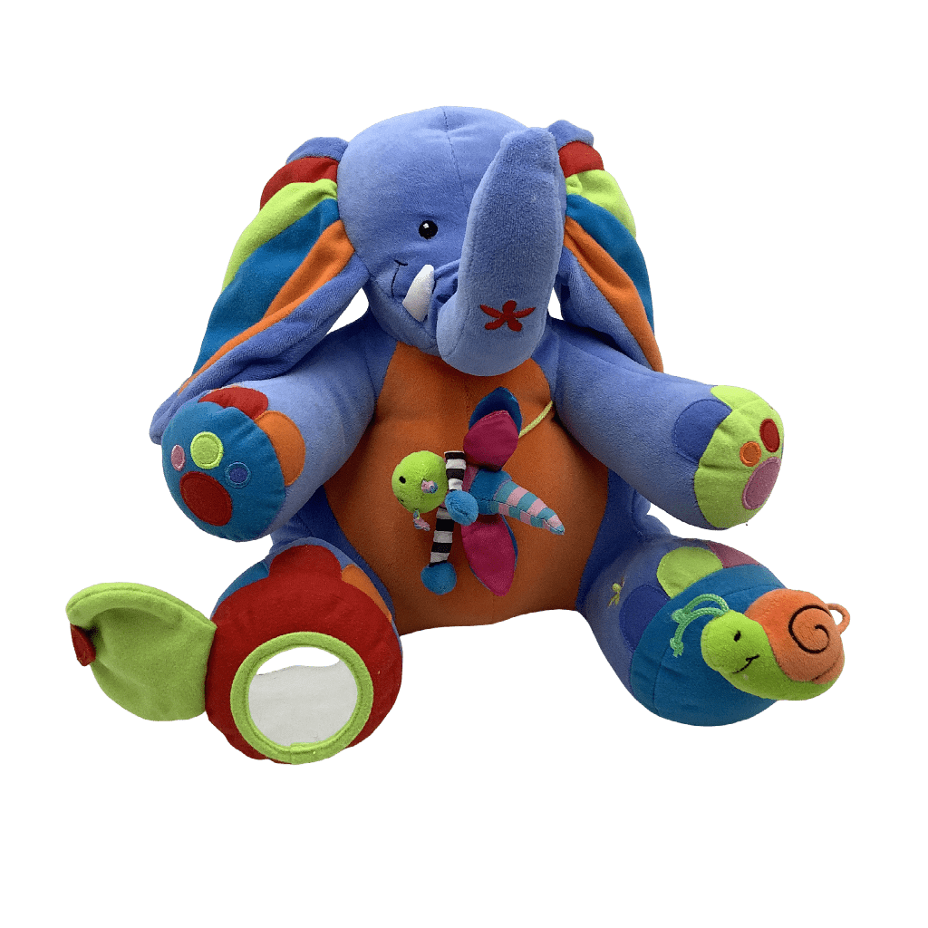 Peluche éléphant d'activités 32cm - KIDIBAM