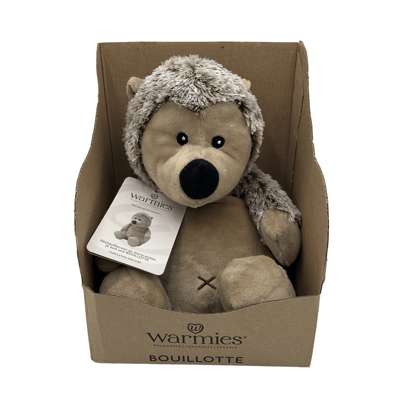 Peluche Hérisson bouillotte 30cm - KIDIBAM